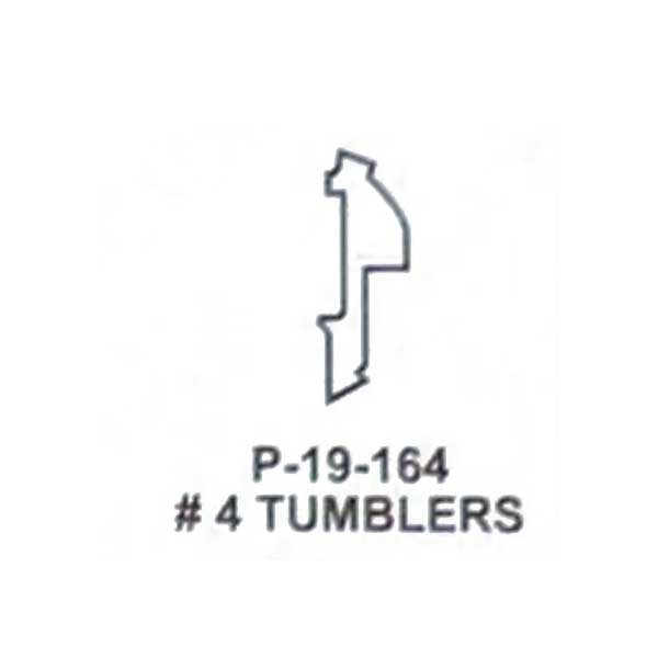 Honda / Acura / HO03 / High Security Tumbler #4 / Split  / P-19-164 (ASP) (25 Pack) - UHS Hardware