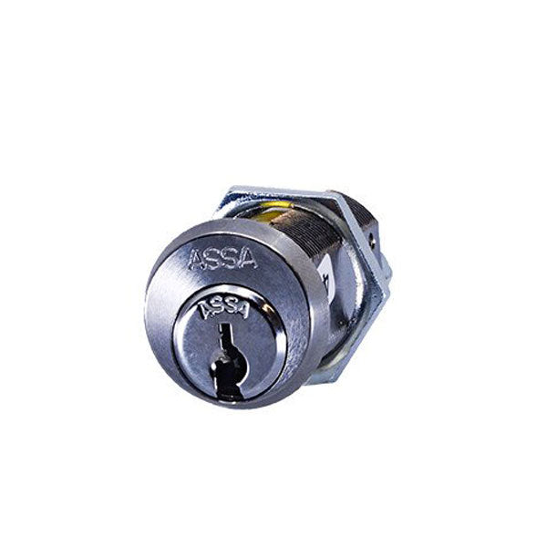 ASSA - MAX+ / Maximum + Security Restricted - Non-Key Retaining Cam Lock - 360° - 625 - Bright Chrome - UHS Hardware