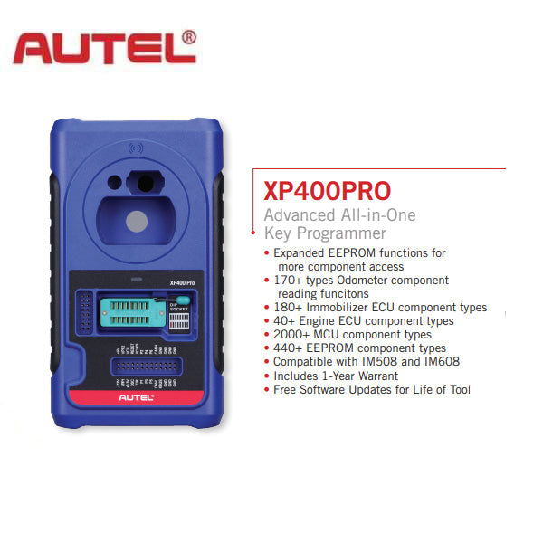 Autel - MaxiIM IM608 PRO - Auto Key Programmer & Diagnostic Tool w/ IMKPA Accessories for Renew / Unlock (US & Puerto Rico Version) - UHS Hardware