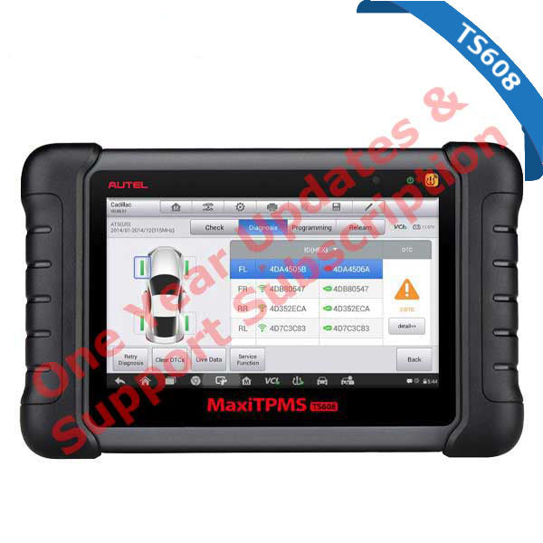 Autel - Maxisys TS608 - Advanced Smart Diagnostic Tool - Updates & Support Sub - 1 YEAR - UHS Hardware
