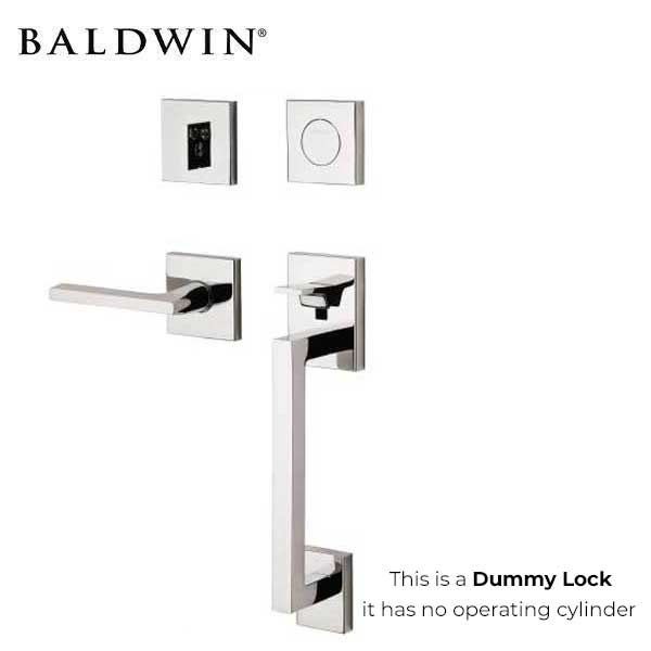 Baldwin Estate - 85390.LFD - Minneapolis Sectional Handleset - Full Dummy - 150 - Satin Nickel - Grade 2 - LH - UHS Hardware