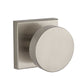 Baldwin Reserve - PV.CON.CSR - Contemporary Knob - Square Rose - 150 - Satin Nickel - Privacy - Grade 2 - UHS Hardware