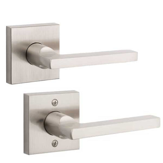 Baldwin Reserve - PS.SQU.CSR - Contemporary Square Lever - Square Rose - 150 - Satin Nickel - Passage - Grade 2 - RH - UHS Hardware