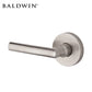 Baldwin Reserve - Non-Turning One-Sided Surface Mount Dummy Door Lever - Single Cyl Deadbolt - 150 - Satin Nickel - UHS Hardware