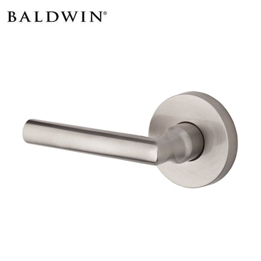 Baldwin Reserve - Non-Turning One-Sided Surface Mount Dummy Door Lever - Single Cyl Deadbolt - 150 - Satin Nickel - UHS Hardware