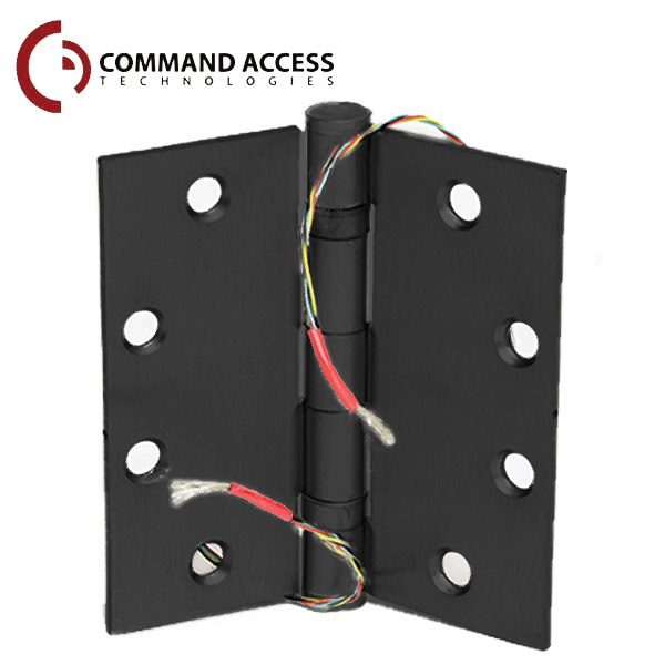 Command Access - Energy Transfer Swing Hinge -  Steel Base - 4/26 Gauge - Black - UHS Hardware