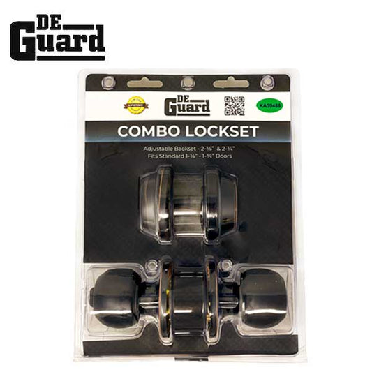 Premium Combo Lockset - Oil Rubbed Bronze - Entrance - Retail Packaging - KW1/SC1 - Grade 3 - UHS Hardware