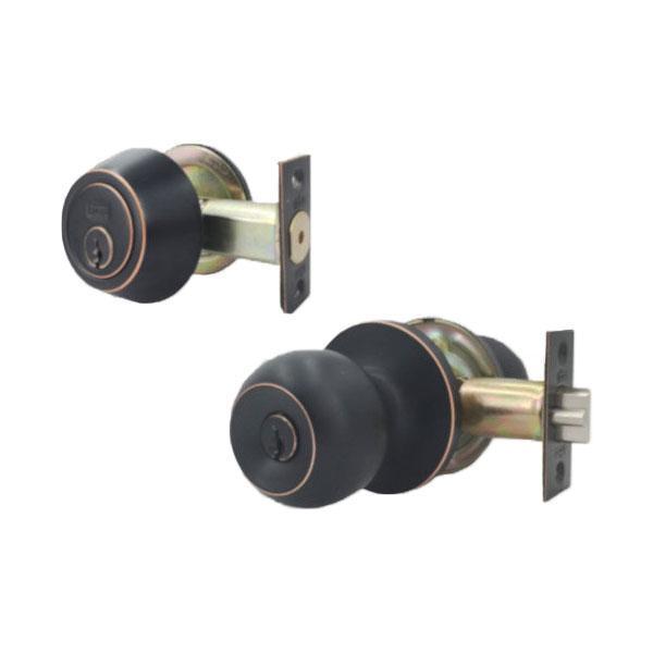 Premium Combo Lockset - Oil Rubbed Bronze - Entrance - Grade 3 - KW1 - UHS Hardware