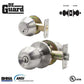 Premium Combo Lockset - Stainless Steel - Entrance - Grade 3 - KW1 - UHS Hardware