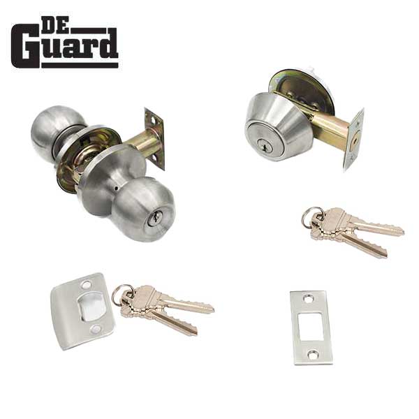 Premium Combo Lockset - Stainless Steel - Entrance - Grade 3 - SC1 - UHS Hardware