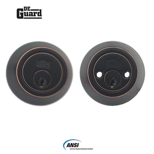 Heavy Duty Double Cylinder Deadbolt Lock - Oil Rubbed Bronze Finish - UHS Hardware