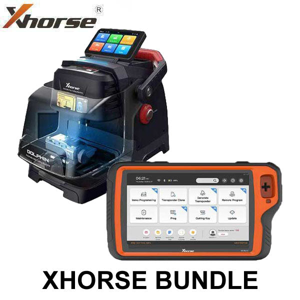 Xhorse - Complete Cut & Programming Bundle - Dolphin II XP-005L High Sec Portable Key Cutting Machine & VVDI Key Tool PLUS Tablet (Bundle)