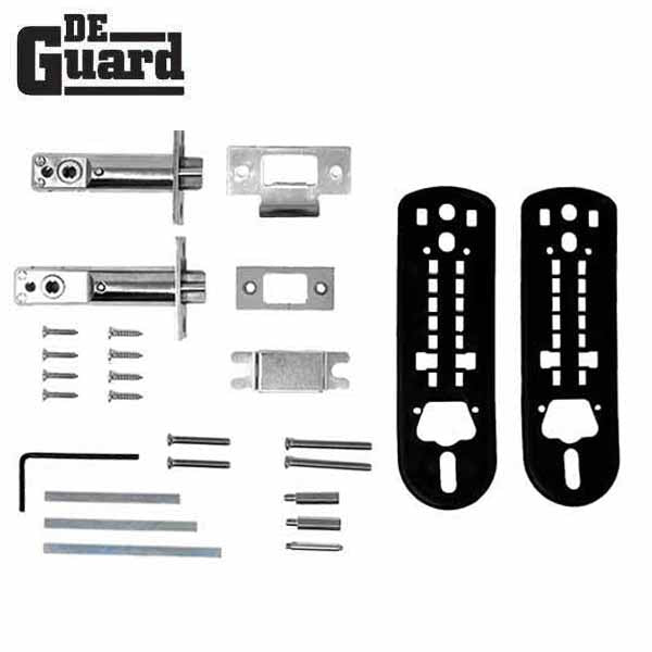 Premium Mechanical Keypad Keyless Lever Lock - EZ Code Change - Satin Chrome - UHS Hardware