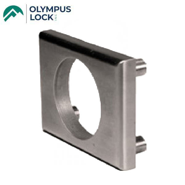 Olympus - ETS2-125 - Through Bolt Plate - for 7/8” Barrel Diameter Locks - 1/8" - 26D - Satin Chrome - UHS Hardware