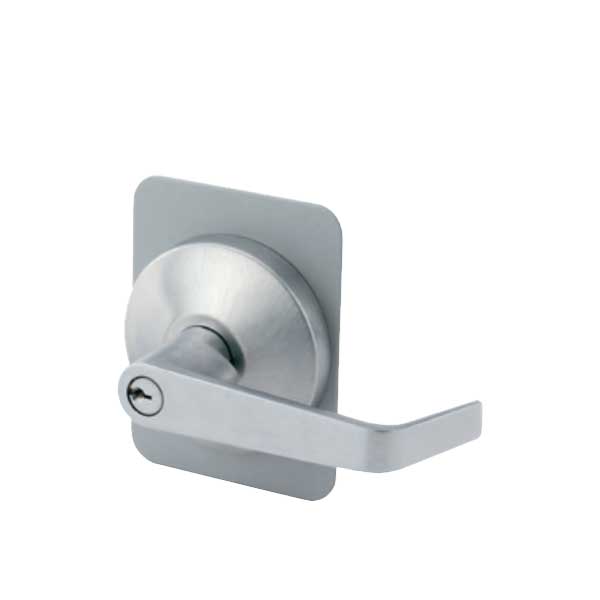 Falcon - 914KIL - Key-in-Lever Exit Device Trim - Dane Lever - Falcon "C" Keyway - Satin Stainless - Reversible - Grade 1 - UHS Hardware