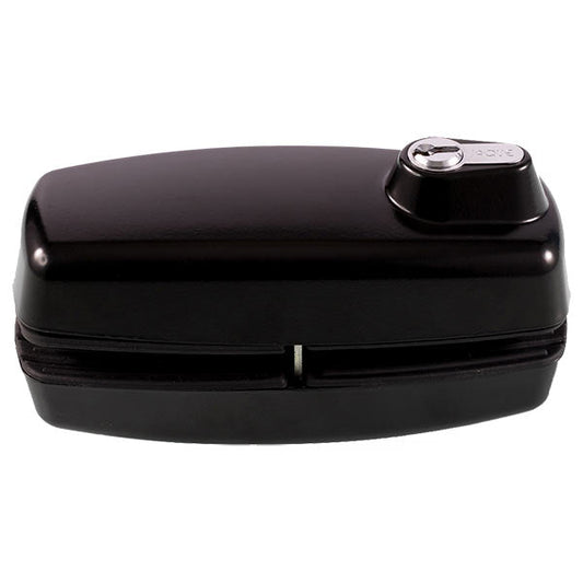 GAAB - T180 - Tempered Frameless Glass Door Lock - Reversible - 10 -12mm Doors - Black - UHS Hardware