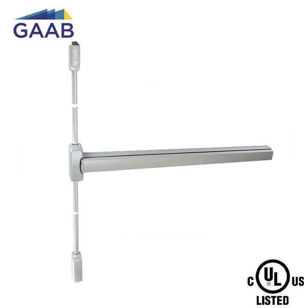 GAAB - T393-04  - Vertial Rod Exit Device - Modular and Reversible - Up to 36" Doors - Satin Chrome - UHS Hardware