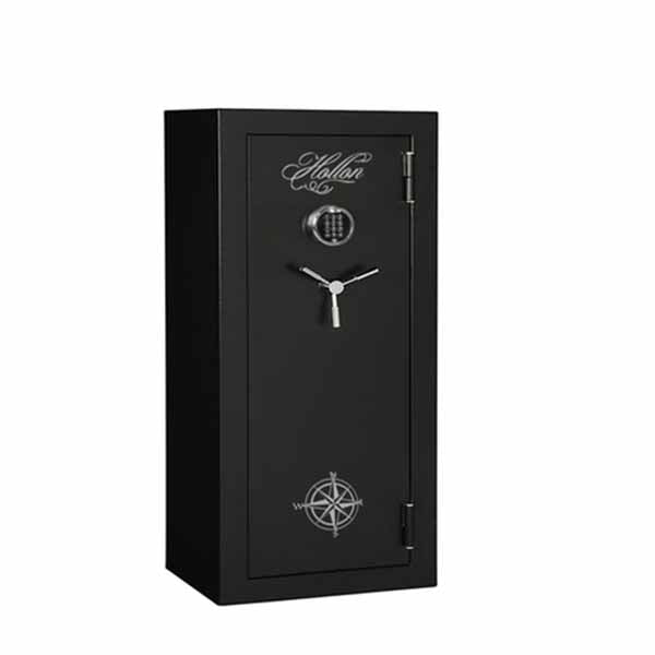 Hollon - Hunter Series Gun Safe - HGS-16E w/ S&G 1004 Electronic Lock - Chrome - UHS Hardware