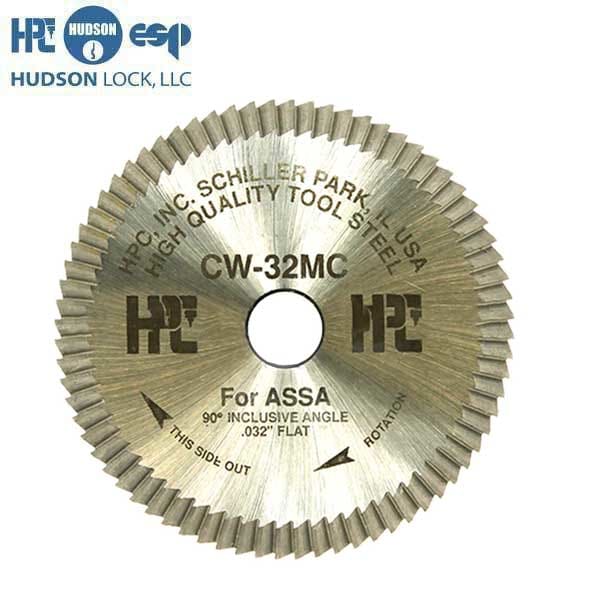 HPC - CW-32MC - ASSA Twin Cylinder - Cutter for HPC Key Machines (90º Degree) - UHS Hardware