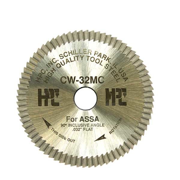 HPC - CW-32MC - ASSA Twin Cylinder - Cutter for HPC Key Machines (90º Degree) - UHS Hardware