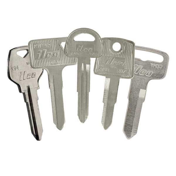 151-00-8x - Motorcycle Keys Assortment - Pack of 310 Keys - ILCO - UHS Hardware