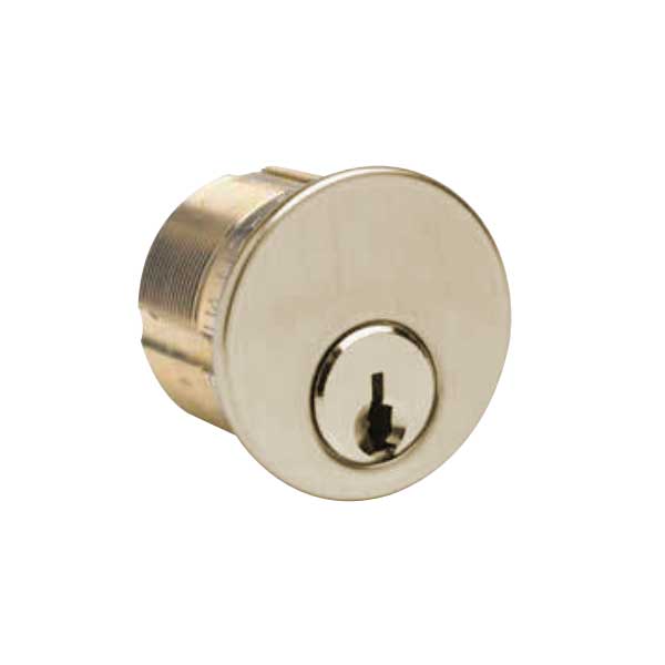 ILCO - 7205 - Mortise Cylinder - 5 Pin - 1 1/4" - Schlage C - Standard Cam - KD - 03 - Bright Brass - Grade 1 - UHS Hardware