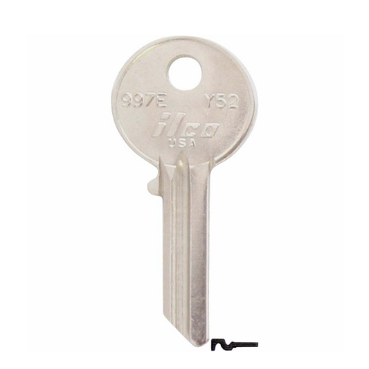 997E-Y52 YALE Key Blank - 5 Pin or Disc - ILCO - UHS Hardware