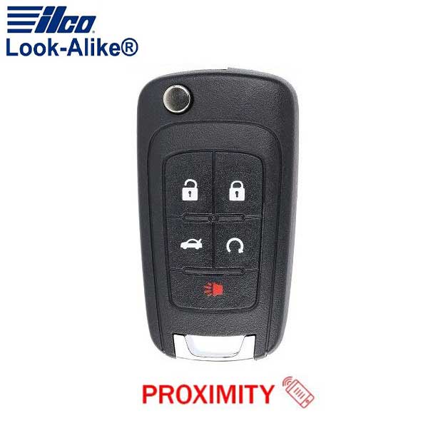 2010 - 2019 GM / 5-Button Smart Flip Key / PN: 13504202 / OHT05918179 (PEPS) (AFTERMARKET) - UHS Hardware