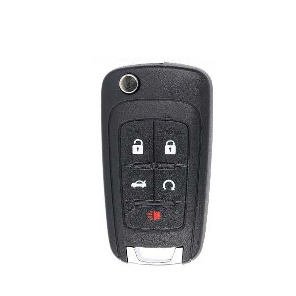 2010 - 2019 GM / 5-Button Smart Flip Key / PN: 13504202 / OHT05918179 (PEPS) (AFTERMARKET) - UHS Hardware