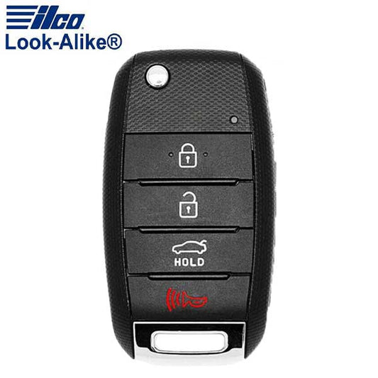 2014-2015 KIA Optima / 4-Button Flip Key / PN: 95430-2T560 / NYODD4TX1306-TFL (AFTERMARKET) - UHS Hardware