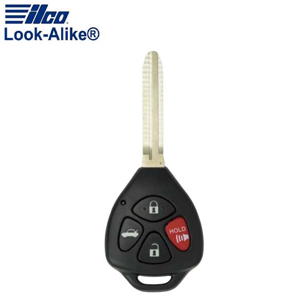 2010-2011 Toyota Camry / 4-Button Remote Head Key / PN: 89070-06231 / MOZB41TG (AFTERMARKET) - UHS Hardware