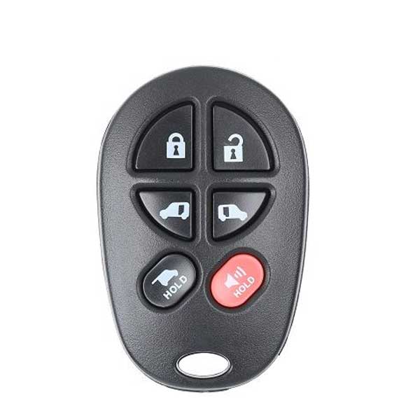 2004-2018 Toyota / 6-Button Keyless Entry Remote / PN: 89742-AE050 / GQ43VT20T (AFTERMARKET) - UHS Hardware