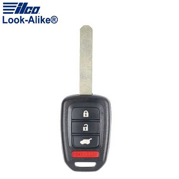 2017-2019 Honda / 3-Button Remote Head Key / PN: 35118-T7S-A00 / MLBHLIK6-1T (AFTERMARKET) - UHS Hardware