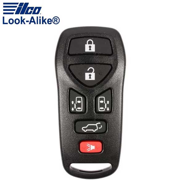 2004-2010 Nissan Quest / 6-Button Keyless Entry Remote / PN: 28268-5Z200 / KBRASTU51 (AFTERMARKET) - UHS Hardware