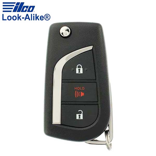 2017-2018 Scion iM / 3-Button Remote Flip Key / PN: 89070-12C20 / HYQ12BFB (AFTERMARKET) - UHS Hardware