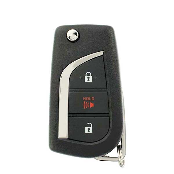 2017-2018 Scion iM / 3-Button Remote Flip Key / PN: 89070-12C20 / HYQ12BFB (AFTERMARKET) - UHS Hardware