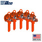 ILCO - NFL TeamKeys - Helmet Edition - Key Blank - Cincinnati Bengals - KW1 (5 Pack) - UHS Hardware