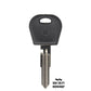 Daewoo / GM Mechanical Key Blank - DAE-3D.P1 / DWO4RAP (JMA-DAE-3D-P1) - UHS Hardware