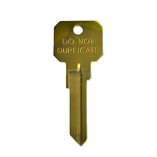 Kwikset Key KW1 (Do Not Duplicate) Blanks - Brass (JMA) - UHS Hardware