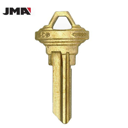 Schlage SC8 / 1145E 5-Pin Key Blank - Brass (JMA SLG-11E) - UHS Hardware