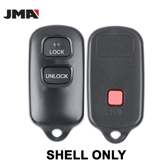 1998-2008 Toyota / 3-Button Keyless Entry Remote SHELL for GQ43VT14T (JMA) - UHS Hardware