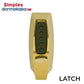 Simplex - 7104 - Mechanical Pushbutton Deadlocking Latch Keyless Lock - 2-3/8" Backset - 03 - Bright Brass - UHS Hardware