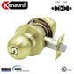 Commercial Door Knob Set - Double Sided - 2-3/4” Standard Backset - Polished Brass - Institution - Grade 2 - UHS Hardware