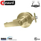 Commercial Lever Handle - High Security KIK Cylinder - 2-3/4” Standard Backset  - Polished Brass - Entrance - Grade 2 - UHS Hardware