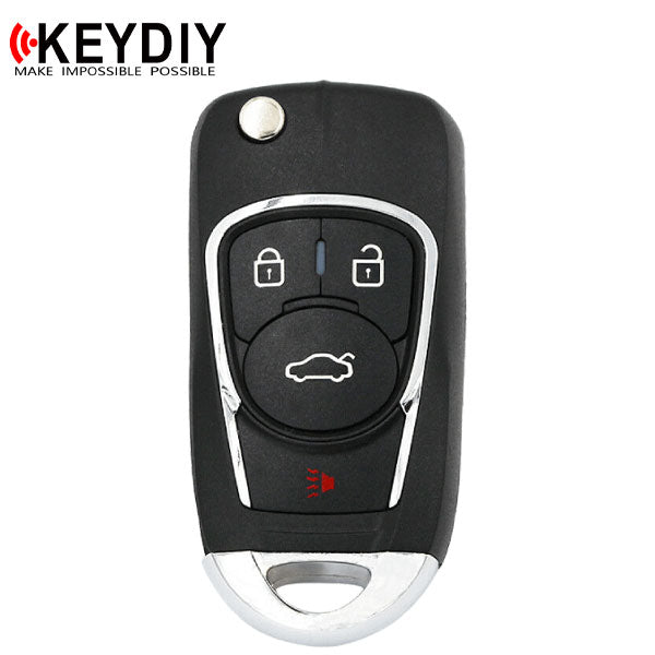 KEYDIY - GM Style - 4-Button Flip Key Blank (KD-B22-4) - UHS Hardware