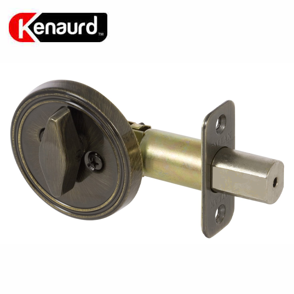 Premium One Sided Deadbolt  - Antique Brass (No Cylinder) - UHS Hardware