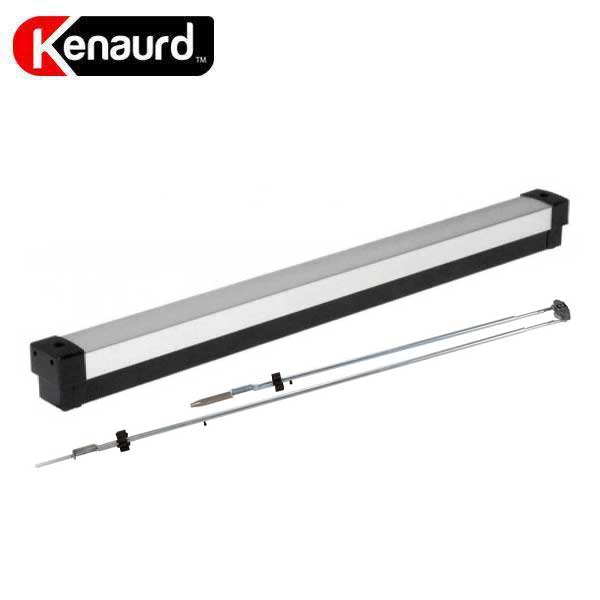 Heavy Duty Narrow Stile - Concealed Vertical Rod Exit Device - Grade 1 - Aluminum Finish - 36" - UHS Hardware