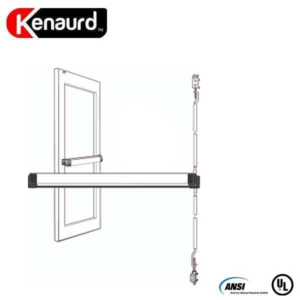 Heavy Duty Narrow Stile - Concealed Vertical Rod Exit Device - Grade 1 - Duranodic Bronze Finish - 36" - UHS Hardware