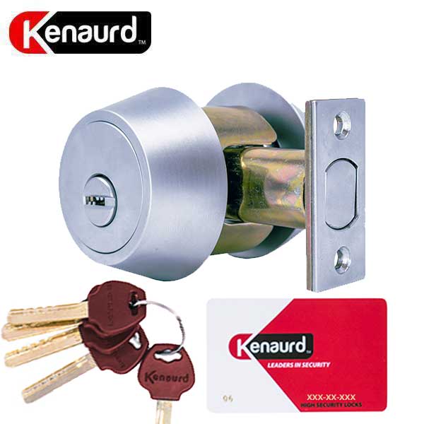 Premium High Security - Deadbolt - Double Cylinder - #06 Keyway - US26D - Satin Silver - UHS Hardware