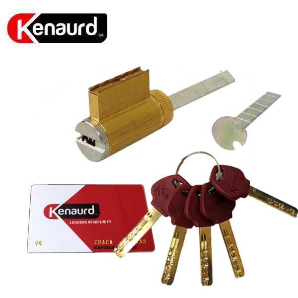 3 x High Security - (Key-In-Knob) KIK Cylinders - 06 Keyway - 26D - Satin Chrome (Bundle Of 3) - UHS Hardware